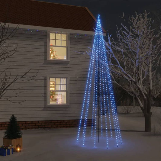 Weihnachtsbaum mit Erdnägeln Blau 732 LEDs 500 cm 125959