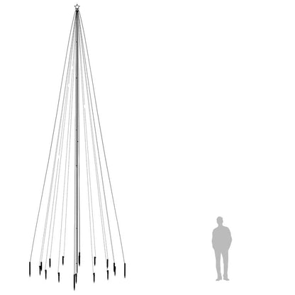 LED-Weihnachtsbaum mit Erdnägeln Mehrfarbig 1134 LEDs 800 cm 126287