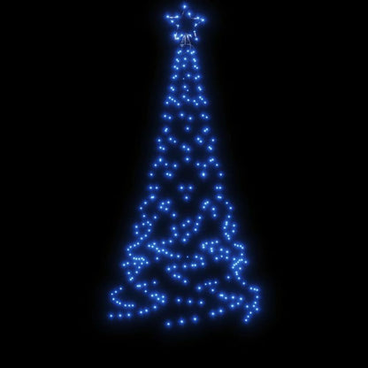 LED-Weihnachtsbaum mit Erdnägeln Blau 200 LEDs 180 cm 127697