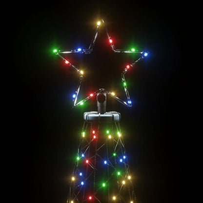 LED-Weihnachtsbaum mit Erdnägeln Mehrfarbig 3000 LEDs 800 cm 126645