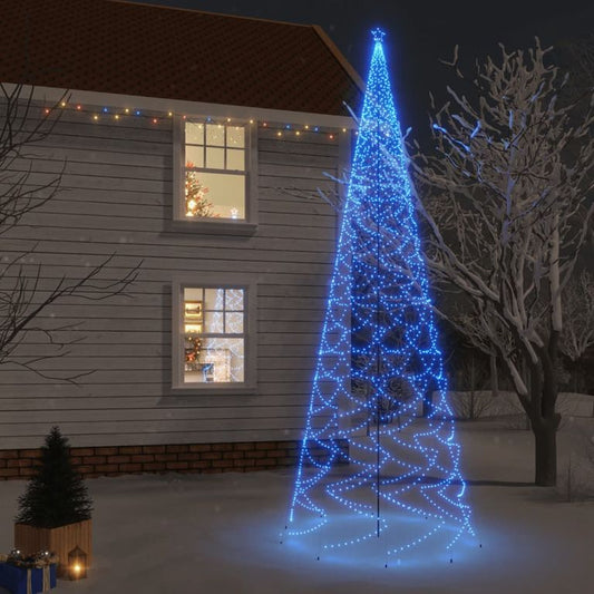 LED-Weihnachtsbaum mit Erdnägeln Blau 3000 LEDs 800 cm 125871