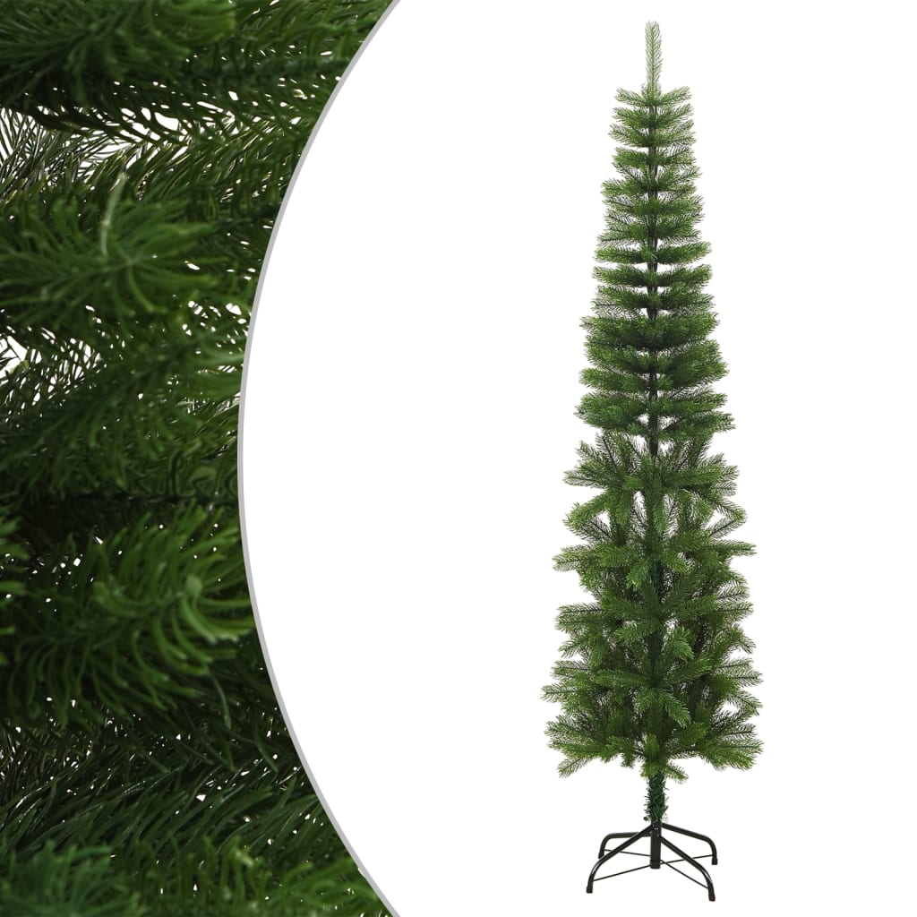 Künstlicher Weihnachtsbaum mit Ständer Schlank 240 cm PE 125729