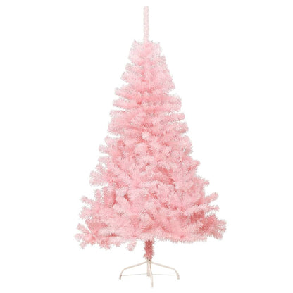 Künstlicher Halb-Weihnachtsbaum mit Ständer Rosa 180 cm PVC 128940