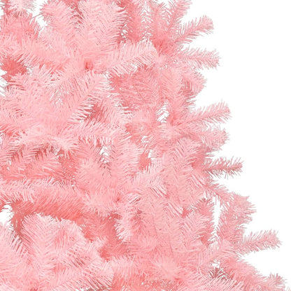 Künstlicher Halb-Weihnachtsbaum mit Ständer Rosa 180 cm PVC 128940