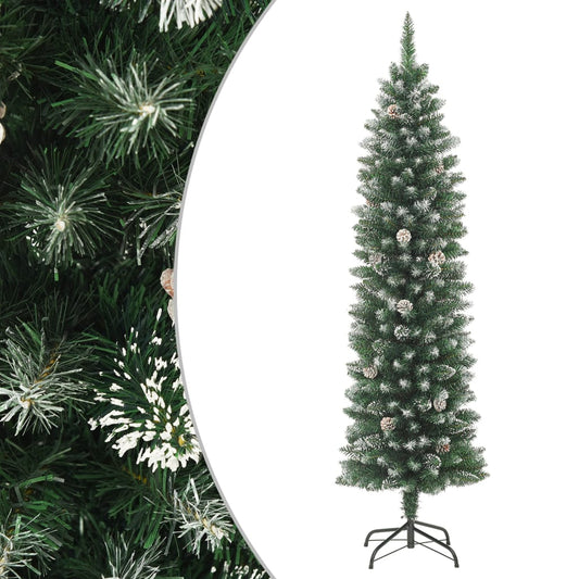 Künstlicher Weihnachtsbaum mit Ständer Schlank 240 cm PVC 125429