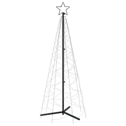 LED-Weihnachtsbaum Kegelform Kaltweiß 200 LEDs 70x180 cm 128999