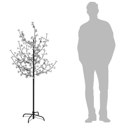 LED-Baum mit Kirschblüten Warmweiß 120 LEDs 150 cm 87979