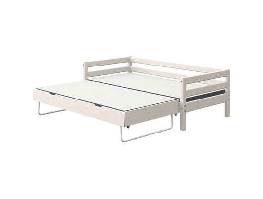 Flexa Classic Kinderbett mit Ausziehbett 90x190/200 cm Kieferweiß