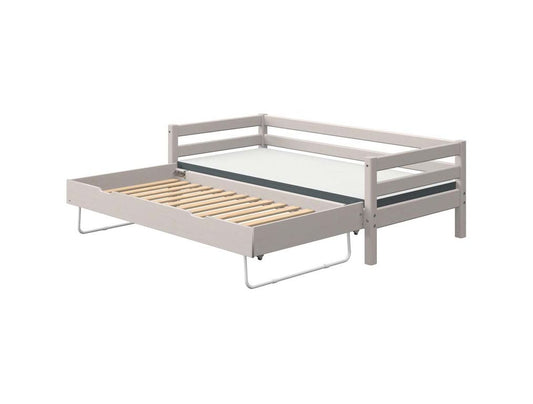 Flexa Classic Kinderbett mit Ausziehbett 90x190/200 cm Grau