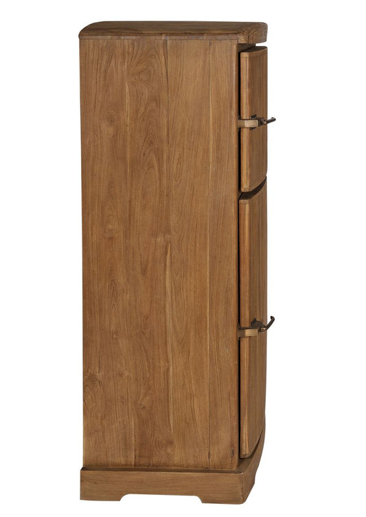 ROMANTEAKA Barschrank Natur