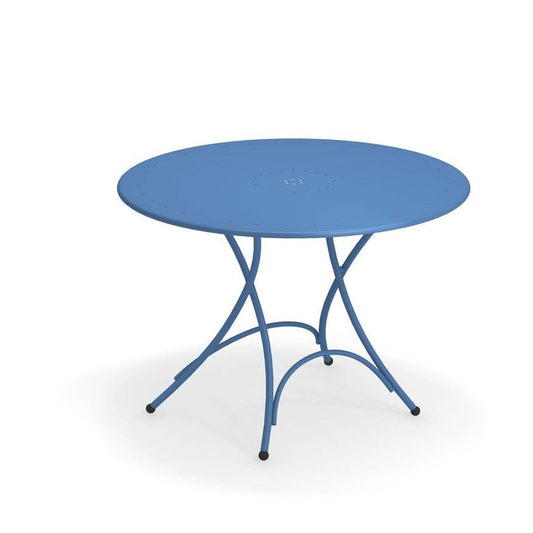 Emu Pigalle runder Klapptisch Ø105cm Blau