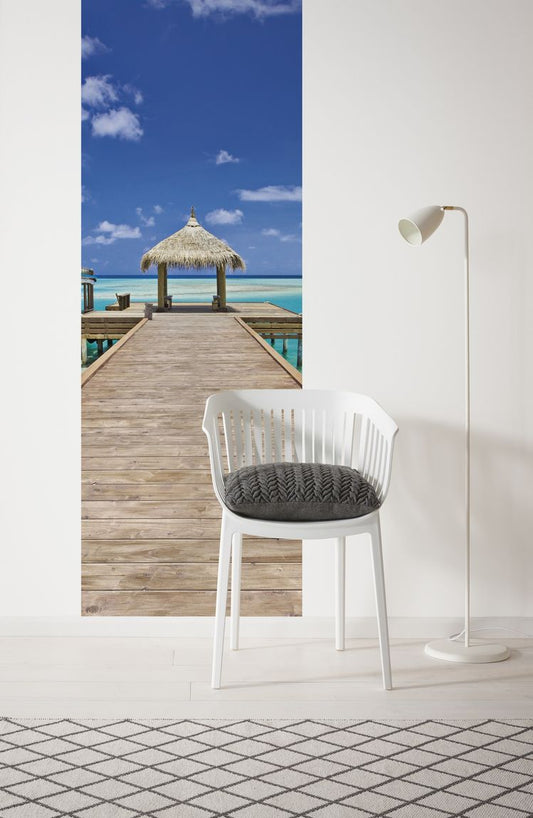 Vlies Fototapete - Beach Resort - Größe 100 x 280 cm