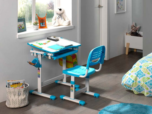 Comfortline Kinderschreibtisch mit Stuhl Blau