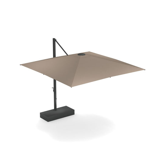 Emu Shade Ampelschirm 300 x 320 cm Antikeisen / Taupe