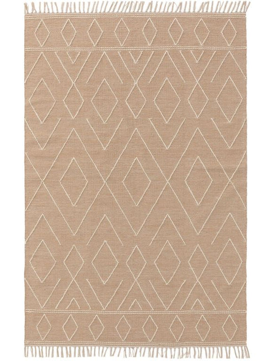 Baumwollteppich Sydney Beige