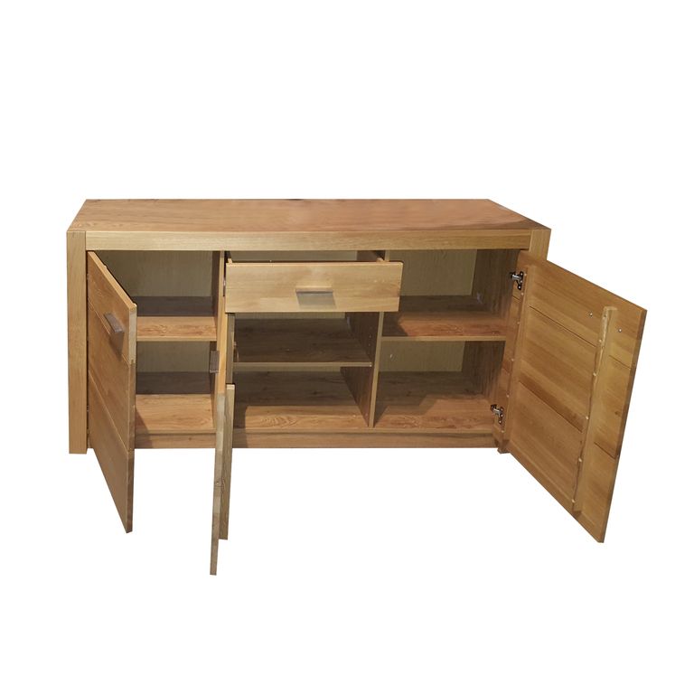 Hartford 84-01 Sideboard Asteiche massiv geölt / Wildeiche - Froschkönig24