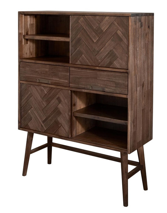 Ashton Massivholz Highboard Akazie