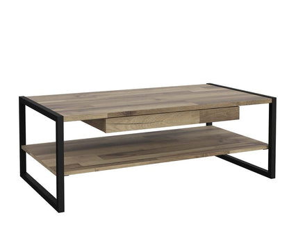 COFFEE TABLES Couchtisch 111 x 60 cm Stabeiche