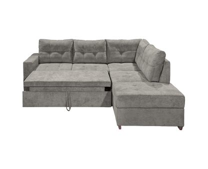 Adone Ecksofa 234 x 213 cm, mit Schlaffunktion & Bettkasten