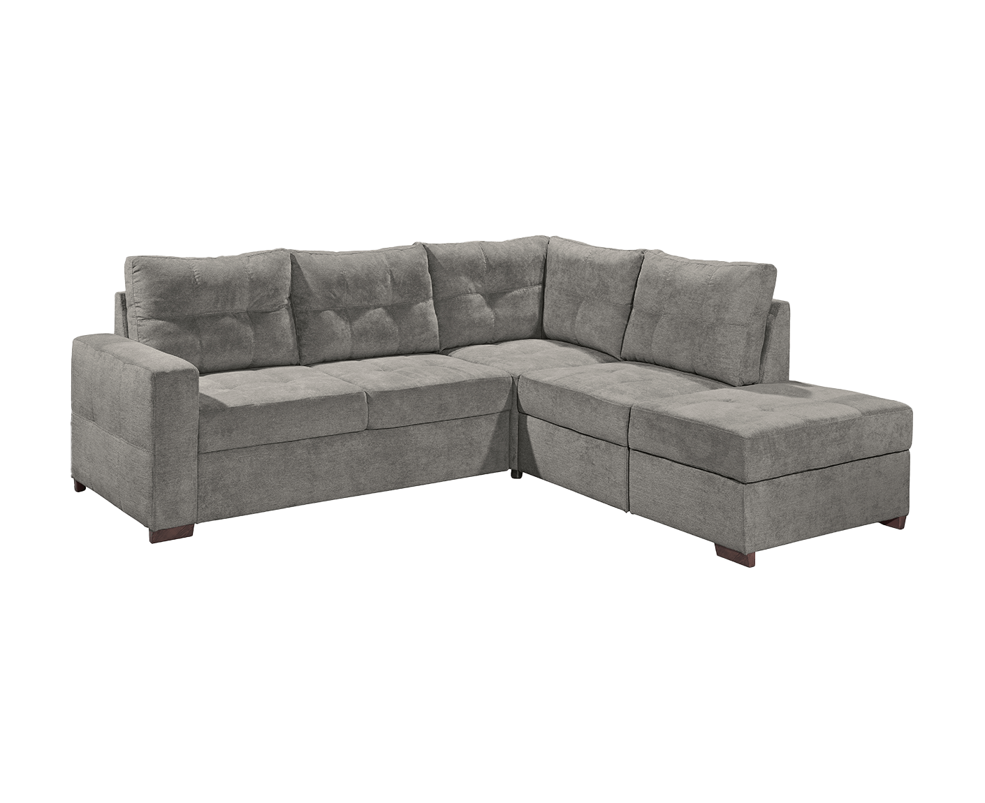 Adone Ecksofa 234 x 213 cm, mit Schlaffunktion & Bettkasten