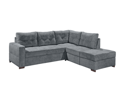 Adone Ecksofa 234 x 213 cm, mit Schlaffunktion & Bettkasten