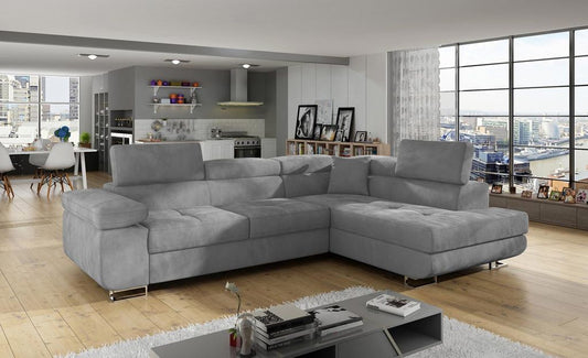 Anton I Ecksofa 275 x 202 cm Grau (Webstoff - Paros)