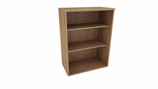 E10 Aufsatzschrank für Aktenregal 3 Ordnerhöhen, 80 cm Breit, Kirsche Tabako