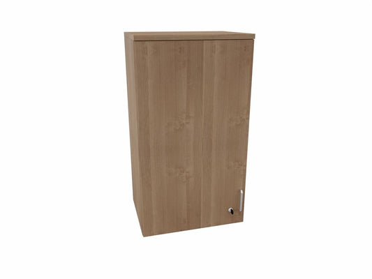 E10 Aufsatzschrank mit Flügeltür, 3 Ordnerhöhen, 60 cm Breite, Kirsche Tabako