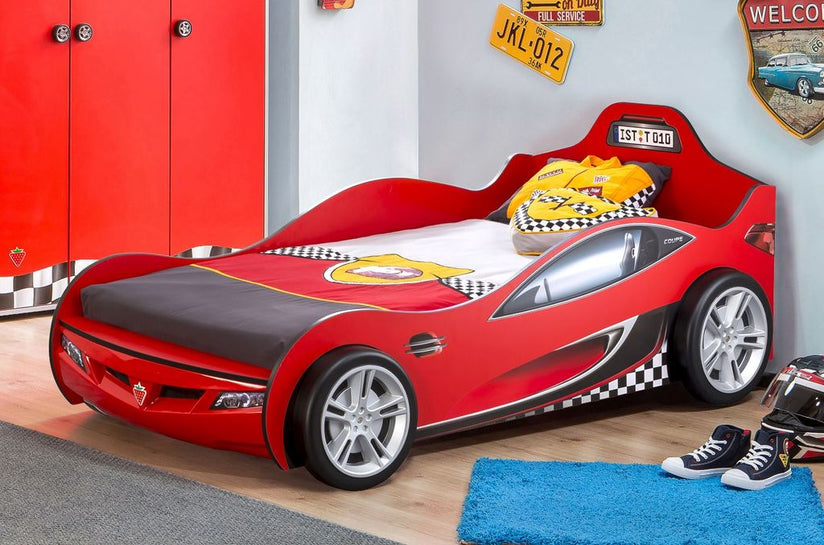 Cilek RACECUP Autobett Kinderbett Rennfahrerbett Rot - Froschkönig24