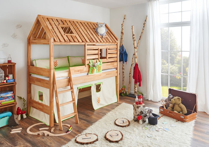 Spielbett Tom´s Hütte 20590 Stoffset Indianer - Froschkönig24