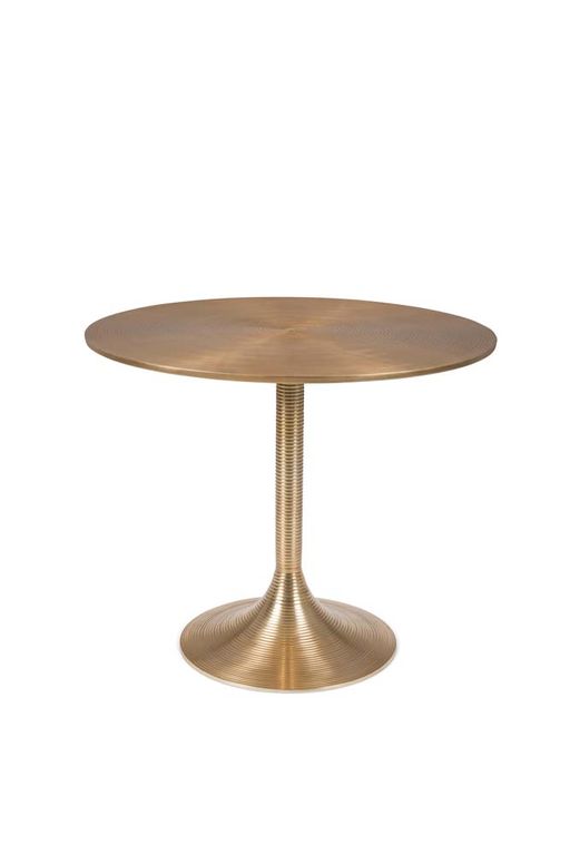 HYPNOTISING ROUND Esszimmertisch Ø92 cm Gold