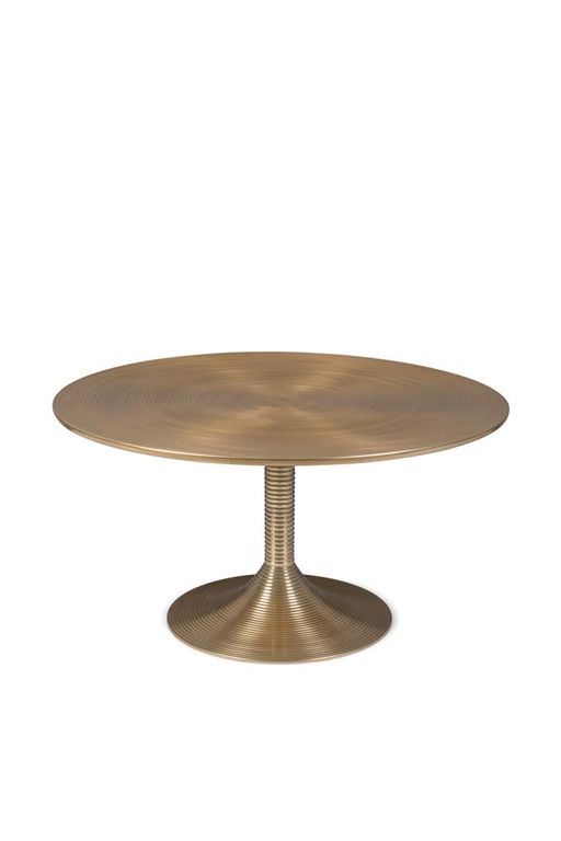 HYPNOTISING ROUND Couchtisch Ø77 cm Gold