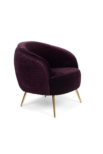 SO CURVY Loungesessel Lila