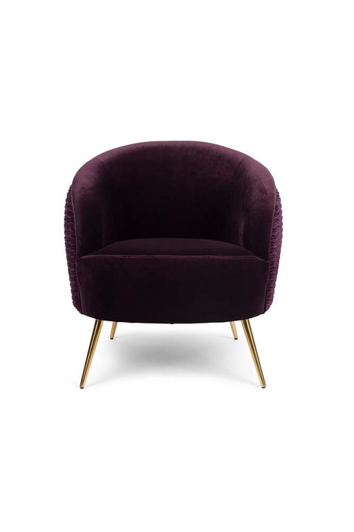 SO CURVY Loungesessel Lila