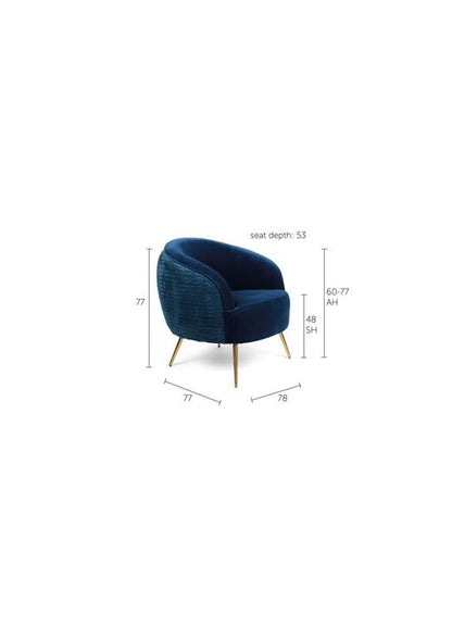 SO CURVY Loungesessel Lila