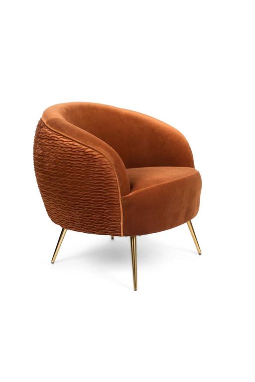 SO CURVY Loungesessel Orange