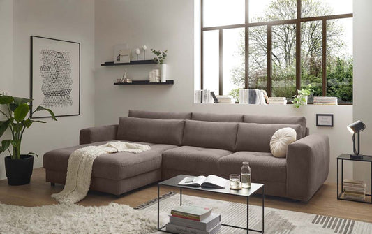 Barura Ecksofa 333 x 194 cm Braun