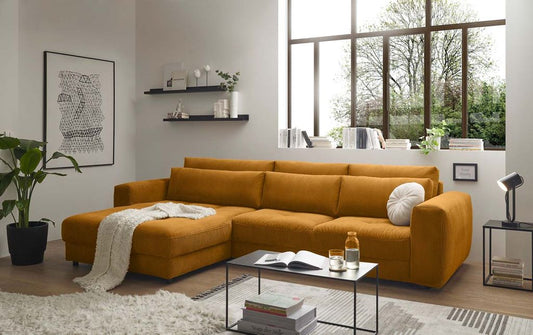 Barura Ecksofa 333 x 194 cm Gelb