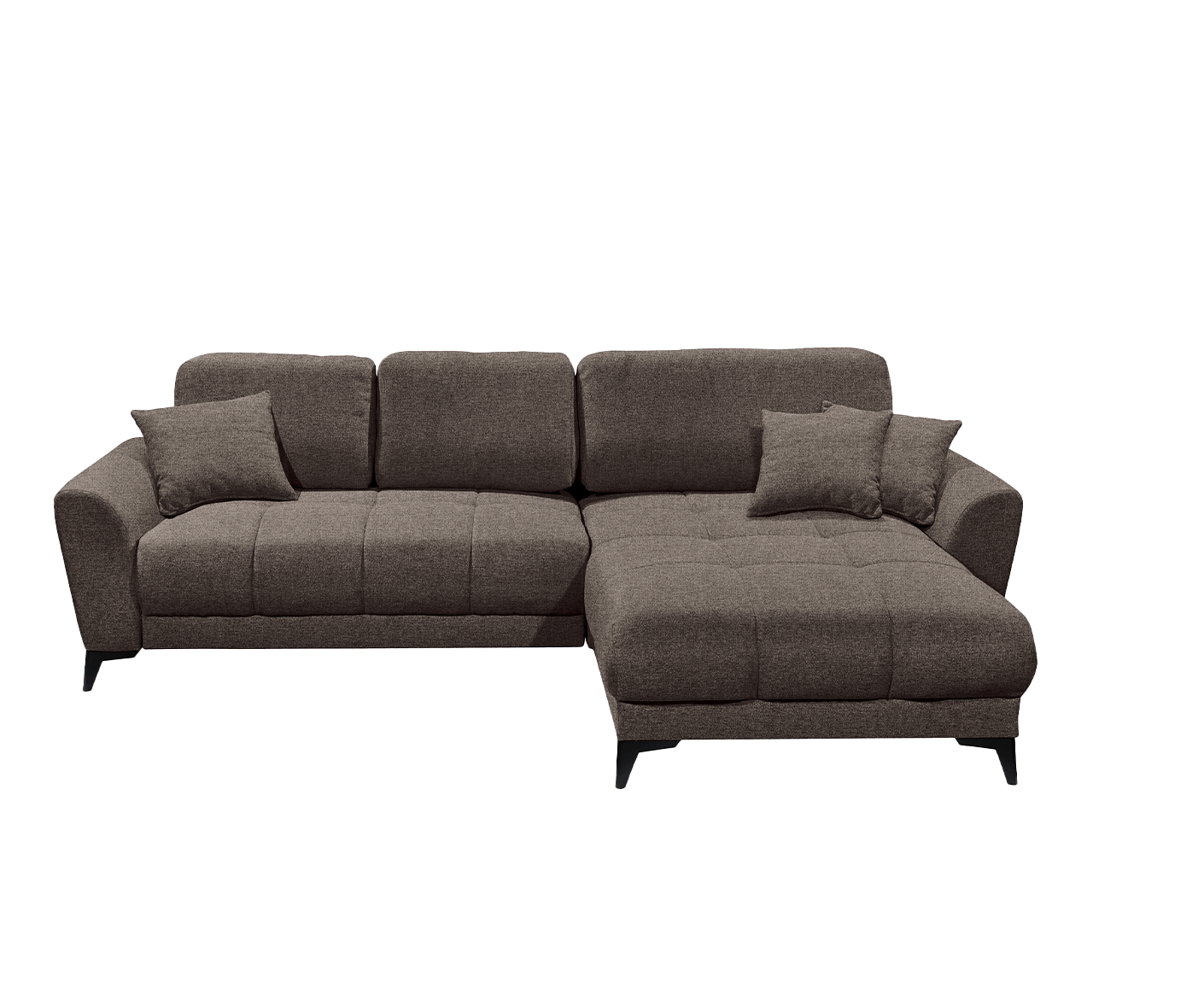 Bern Ecksofa 281 x 189 cm, mit Schlaffunktion und Bettkasten Espresso