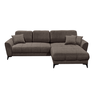 Bern Ecksofa 281 x 189 cm, mit Schlaffunktion und Bettkasten Espresso