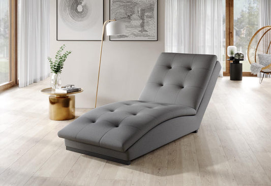 Doro Relaxliege 170x85 cm Grau (Samt- Nube)