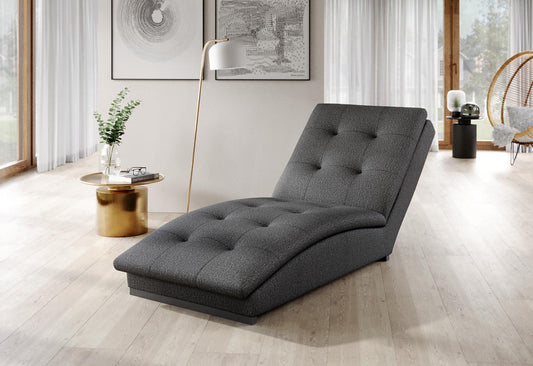 Doro Relaxliege 170x85 cm Grau (Webstoff - Flores)