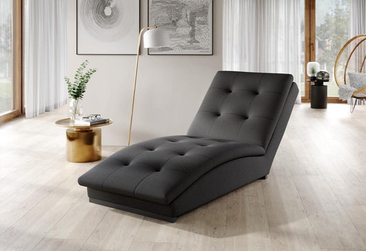 Doro Relaxliege 170x85 cm Dunkelgrau (Samt - Nube)