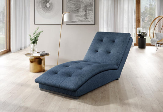 Doro Relaxliege 170x85 cm Dunkelblau (Velour)