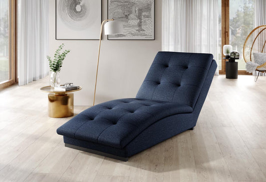 Doro Relaxliege 170x85 cm Dunkelblau (Velour )