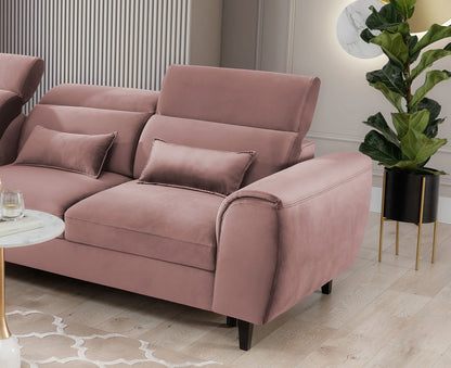 Foble Ecksofa 267x196 cm, mit Schlaffunktion und Bettkasten