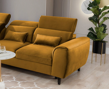 Foble Ecksofa 267x196 cm, mit Schlaffunktion und Bettkasten