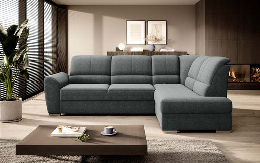 Siber Ecksofa 270 x 192 cm Dunkelgrau (Webstoff - Vero)