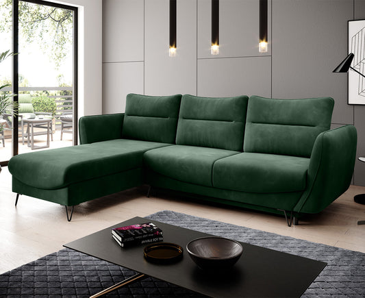 Silva Ecksofa 276 x 201 cm, Samt