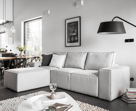 Silla Ecksofa 302 x 204 cm, Webstoff